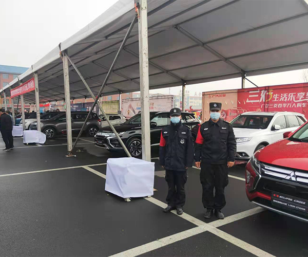 夏季广电车展执勤